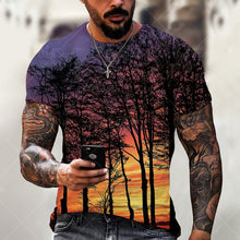 Load image into Gallery viewer, Summer Fashion Men/Women 3D Printing Dark Evil Clown Pattern T-Shirt Street Personality Trend Wild Loose Oversized Short-Sleeved
