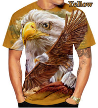 Load image into Gallery viewer, Soaring Eagle 3D Print Men&#39;s T Shirt O Neck Short Sleeve Animal Funny Graphic Streetwear Summer Loose Male Oversized Tops Tees