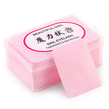 Load image into Gallery viewer, Lint-Free Paper Cotton Wipes Eyelash Glue Remover wipe the mouth of the glue bottle prevent clogging glue Cleaner Pads