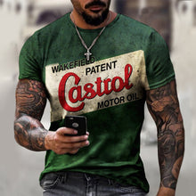 Load image into Gallery viewer, New Men T-Shirt 3D Printing Short-Sleeved, Summer Super-Size Transparent Personality Fashion Stitching Pattern T-Shirt For Men