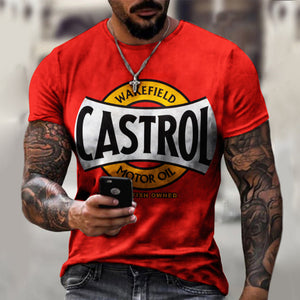New Men T-Shirt 3D Printing Short-Sleeved, Summer Super-Size Transparent Personality Fashion Stitching Pattern T-Shirt For Men