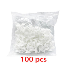 Load image into Gallery viewer, Wholesale 50/100Pcs Disposable Eyelash Glue Fan Cup Rings Holder Container Tattoo Pigment Eyelash Extension Tools Lash Supplies