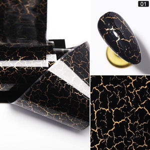 Christmas Snowflakes Nail Foil Stickers Marble Flower Butterfly Transfer Sticker PaPer Maple Leaf Foils DIY Nail Decorations