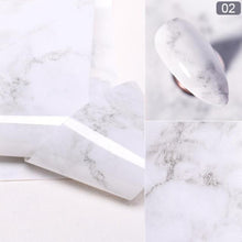 Load image into Gallery viewer, Christmas Snowflakes Nail Foil Stickers Marble Flower Butterfly Transfer Sticker PaPer Maple Leaf Foils DIY Nail Decorations
