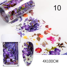 Load image into Gallery viewer, Christmas Snowflakes Nail Foil Stickers Marble Flower Butterfly Transfer Sticker PaPer Maple Leaf Foils DIY Nail Decorations