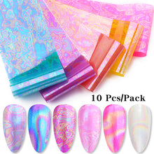 Load image into Gallery viewer, Christmas Snowflakes Nail Foil Stickers Marble Flower Butterfly Transfer Sticker PaPer Maple Leaf Foils DIY Nail Decorations