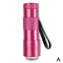 Load image into Gallery viewer, Mini Handheld Nail Art UV Press Light UV Lamp With Jelly Silicone Stamper Head Nail Art Stamp Polish Print Quick Dry Lamp