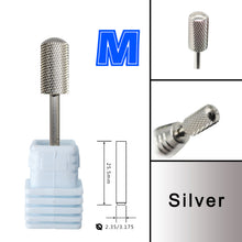 Load image into Gallery viewer, NAILTOOLS Many Sales promotion type Carbide Tungsten barrel stable shank  Accessories Cutter pedicure nail milling drill bits