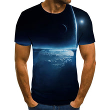 Load image into Gallery viewer, Four Seasons New Best Selling Cosmic Star Print Top Short Sleeve Top Design Simplicity Soft Fit Easy Oversized T-Shirt