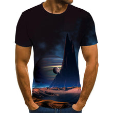 Load image into Gallery viewer, Four Seasons New Best Selling Cosmic Star Print Top Short Sleeve Top Design Simplicity Soft Fit Easy Oversized T-Shirt