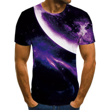 Load image into Gallery viewer, Four Seasons New Best Selling Cosmic Star Print Top Short Sleeve Top Design Simplicity Soft Fit Easy Oversized T-Shirt