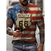Load image into Gallery viewer, New 2022 Summer Man Fashion T shirt Harajuku Men&#39;s 3D Printing Casual Sports T-shirt O-neck Casual Short Sleeve Tops Men Clothes
