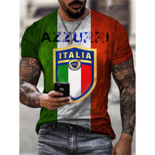 Load image into Gallery viewer, New 2022 Summer Man Fashion T shirt Harajuku Men&#39;s 3D Printing Casual Sports T-shirt O-neck Casual Short Sleeve Tops Men Clothes
