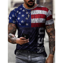 Load image into Gallery viewer, New 2022 Summer Man Fashion T shirt Harajuku Men&#39;s 3D Printing Casual Sports T-shirt O-neck Casual Short Sleeve Tops Men Clothes