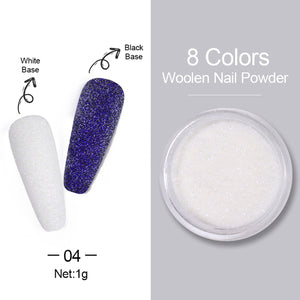 1 Box Nail Mirror Powder Nail Glitter Metallic Color Pigment for Nail Art UV Gel Polishing Rose Gold Silver Colors