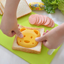 Load image into Gallery viewer, Kitchen Breakfast Bear Sandwich Mold Bread Biscuit Embosser Cake Tool DIY Making Mold Household Making Accessories