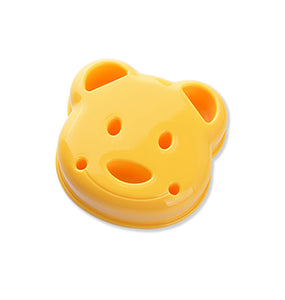 Kitchen Breakfast Bear Sandwich Mold Bread Biscuit Embosser Cake Tool DIY Making Mold Household Making Accessories