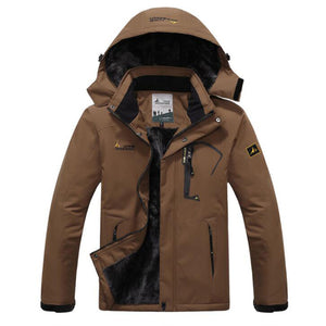 Winter Parka Men Windbreak Plus Velvet Thick Warm Windproof Fur Coats Male Military Hooded Anorak Jackets Men&#39;s Winter Jackets