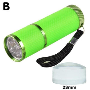 Mini Handheld Nail Art UV Press Light UV Lamp With Jelly Silicone Stamper Head Nail Art Stamp Polish Print Quick Dry Lamp