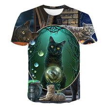 Load image into Gallery viewer, 2022 Cat 3D Printed Oversized T-shirt Men Women Summer Fashion Casual Cute Short Sleeve Unisex Harajuku Streetwear Cool Tops