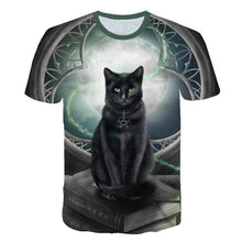 Load image into Gallery viewer, 2022 Cat 3D Printed Oversized T-shirt Men Women Summer Fashion Casual Cute Short Sleeve Unisex Harajuku Streetwear Cool Tops