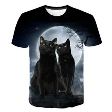 Load image into Gallery viewer, 2022 Cat 3D Printed Oversized T-shirt Men Women Summer Fashion Casual Cute Short Sleeve Unisex Harajuku Streetwear Cool Tops