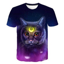 Load image into Gallery viewer, 2022 Cat 3D Printed Oversized T-shirt Men Women Summer Fashion Casual Cute Short Sleeve Unisex Harajuku Streetwear Cool Tops