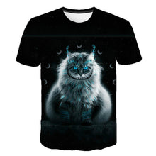 Load image into Gallery viewer, 2022 Cat 3D Printed Oversized T-shirt Men Women Summer Fashion Casual Cute Short Sleeve Unisex Harajuku Streetwear Cool Tops