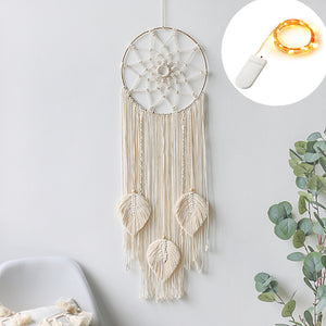 Macrame Dream Catcher Boho Home Decor Moon Ramadan Decoration Macrame Wall Hanging Baby Nordic Room Decoration Kids Nursery