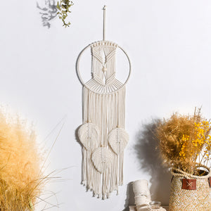 Macrame Dream Catcher Boho Home Decor Moon Ramadan Decoration Macrame Wall Hanging Baby Nordic Room Decoration Kids Nursery