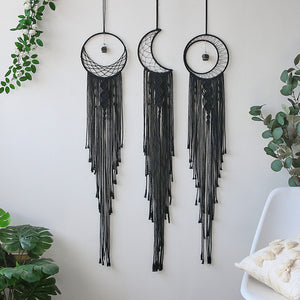 Macrame Dream Catcher Boho Home Decor Moon Ramadan Decoration Macrame Wall Hanging Baby Nordic Room Decoration Kids Nursery