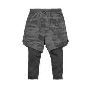 Summer Running Shorts Men 2 in 1 Sports Jogging Fitness Shorts Training Quick Dry Mens Gym Men Shorts Sport gym Short Pants