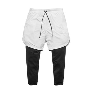 Summer Running Shorts Men 2 in 1 Sports Jogging Fitness Shorts Training Quick Dry Mens Gym Men Shorts Sport gym Short Pants