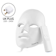 Load image into Gallery viewer, Foreverlily Minimalism 7 Colors LED Facial Mask Photon Therapy Anti-Acne Wrinkle Removal Skin Rejuvenation Face Skin Care Tools