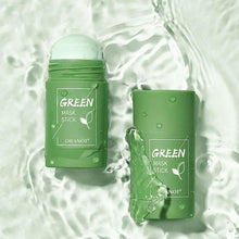 Load image into Gallery viewer, Hot Sale Poreless Deep Cleanse Green Tea Mask Purifying Clay Stick Mask Oil Control Anti-acne Eggplant Whitening