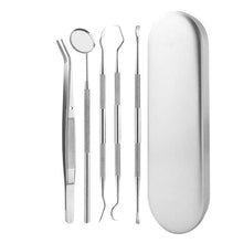 Load image into Gallery viewer, Dental Mirror Sickle Tartar Scaler Teeth Pick Spatula Dental Laboratory Equipment Dentist Gift Oral Care Tooth Cleaning Tools