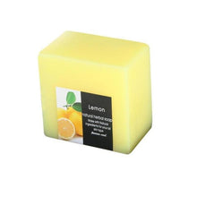Load image into Gallery viewer, Natural Lemon Soap Kojic Acid Glycerin Handmade Soap Face Cleanser for Whitening Oil Control Deep Clean And Brighten Skin Care