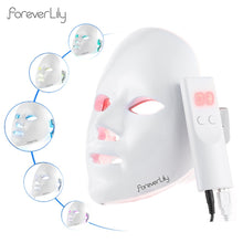 Load image into Gallery viewer, Foreverlily Minimalism 7 Colors LED Facial Mask Photon Therapy Anti-Acne Wrinkle Removal Skin Rejuvenation Face Skin Care Tools