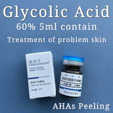 Load image into Gallery viewer, Glycolic Acid 70% 5ml aha bha skin peel acid chemical peel Freckle peeling treatment lichen pilaris remove acne scar Wrinkle