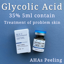 Load image into Gallery viewer, Glycolic Acid 70% 5ml aha bha skin peel acid chemical peel Freckle peeling treatment lichen pilaris remove acne scar Wrinkle