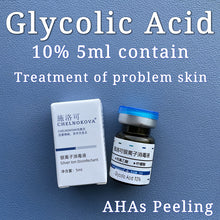 Load image into Gallery viewer, Glycolic Acid 70% 5ml aha bha skin peel acid chemical peel Freckle peeling treatment lichen pilaris remove acne scar Wrinkle