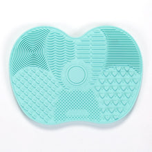 Load image into Gallery viewer, Scrubbing Pad Cosmetic Brush Cleaning Pad Silicone With Suction Cup Apple Cleaner Cleaning Scrubbing Pad Beauty Supplies