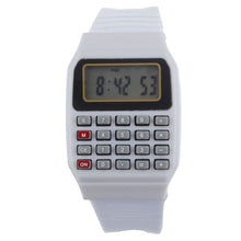 Load image into Gallery viewer, Unsex Silicone Multi-Purpose Time Electronic Wrist Calculator Watch
