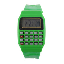 Load image into Gallery viewer, Unsex Silicone Multi-Purpose Time Electronic Wrist Calculator Watch