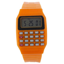 Load image into Gallery viewer, Unsex Silicone Multi-Purpose Time Electronic Wrist Calculator Watch