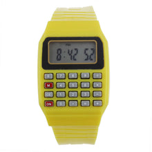 Load image into Gallery viewer, Unsex Silicone Multi-Purpose Time Electronic Wrist Calculator Watch