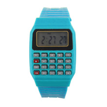 Load image into Gallery viewer, Unsex Silicone Multi-Purpose Time Electronic Wrist Calculator Watch