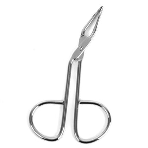 Stainless Steel Scissors Shaped Eyebrow Tweezer Clip