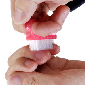 4pcs Handle Nail Brush Nail Hand Scrubbing Cleaning Brush