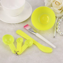 Load image into Gallery viewer, 4 in 1 DIY Facial Mask Mixing Bowl Brush Spoon Stick Tool Face Care Set